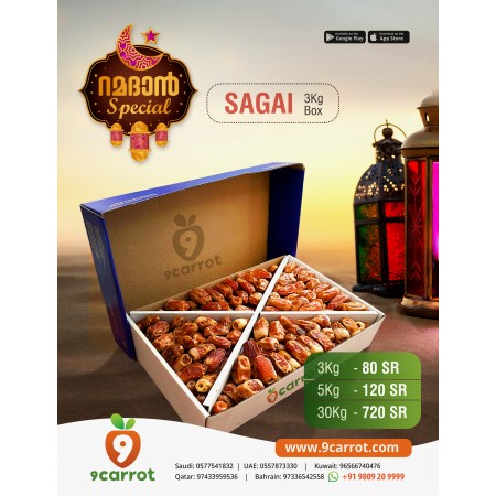 3kg Sagai Dates 