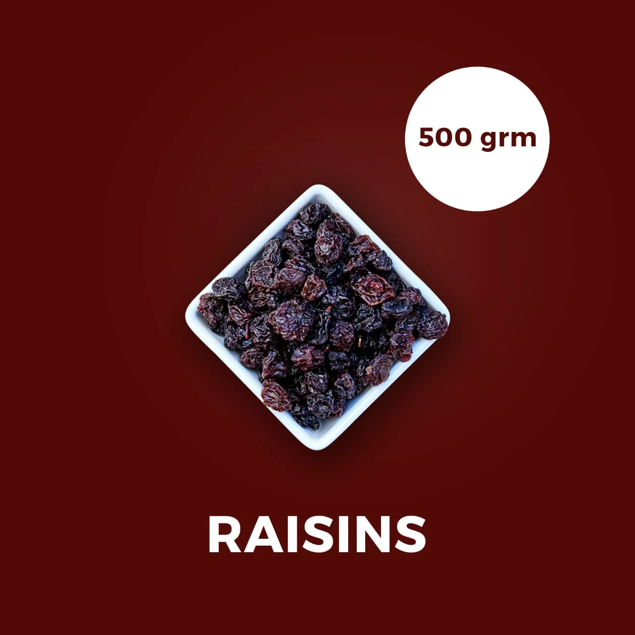 BLACK-RAISINS Black Raisins – 500g - Image 1